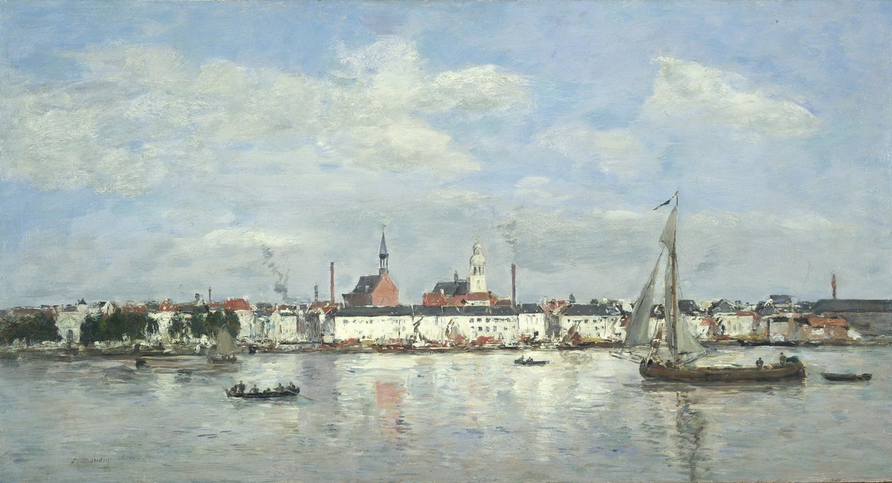 Le Quai à Anvers - Eugene Louis Boudin
