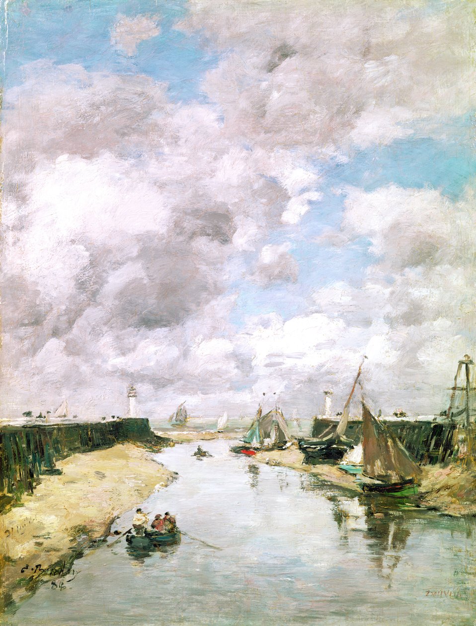 Trouville, 1884 - Eugene Louis Boudin