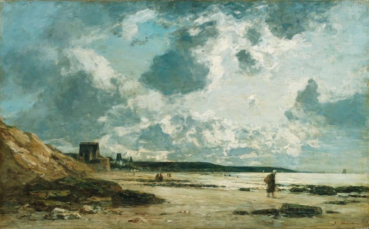Trouville, les rochers noirs, c.1860-1865 - Eugene Louis Boudin