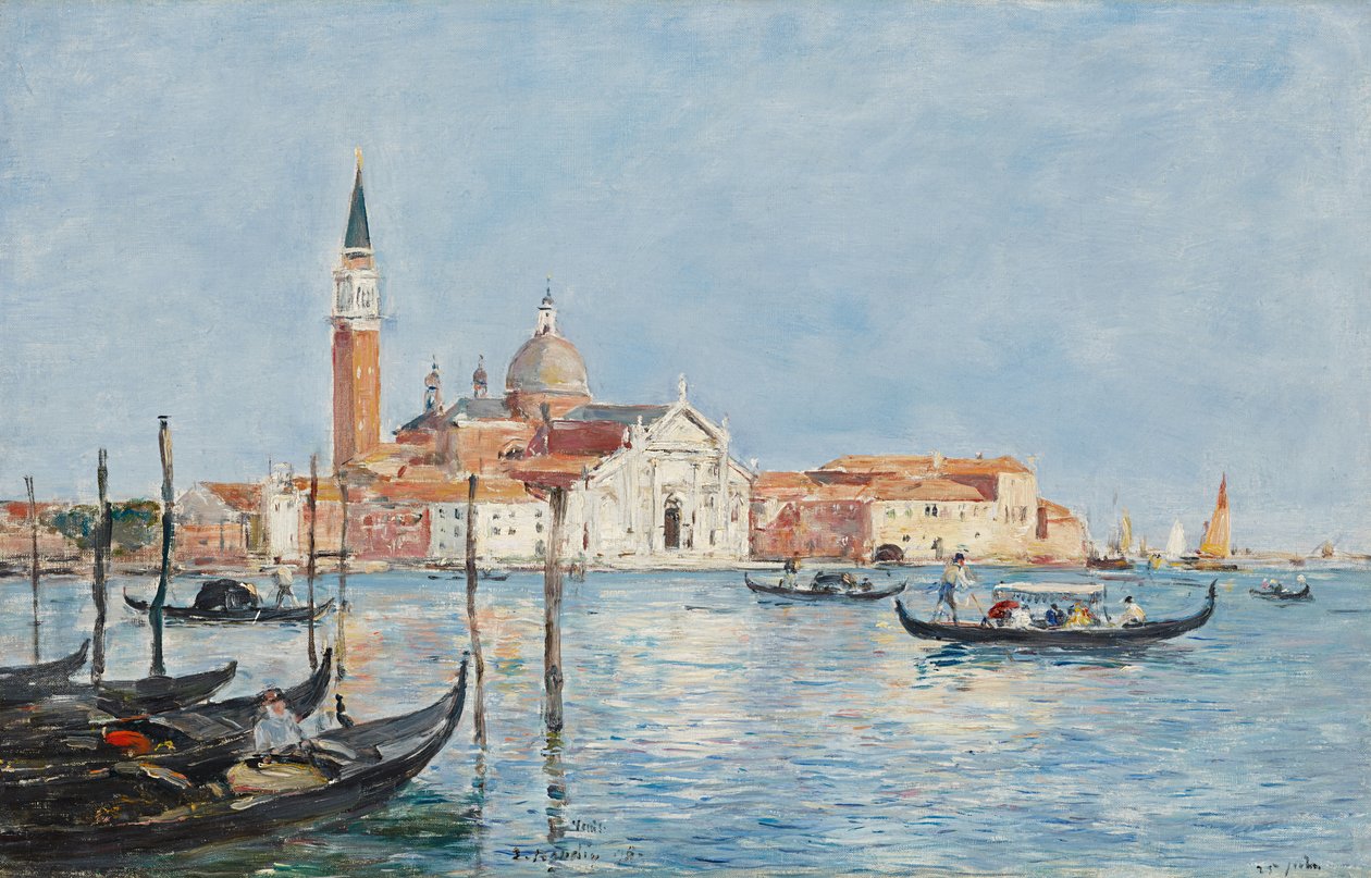 Venise, église San Giorgio - Eugene Louis Boudin