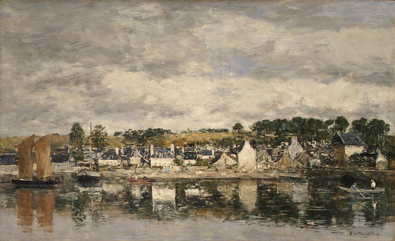 Village au bord d