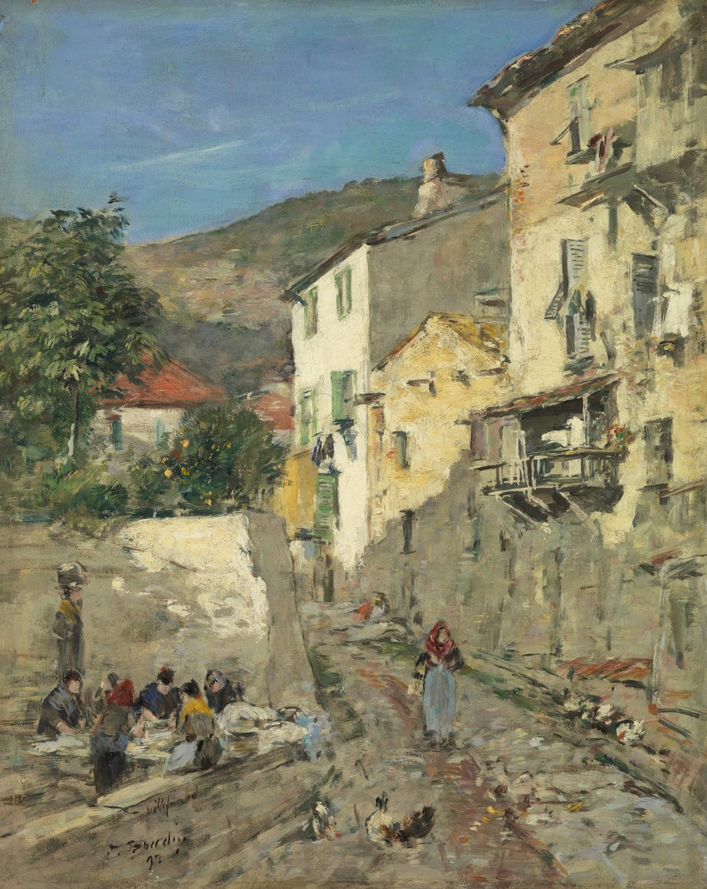 Villefranche - Eugene Louis Boudin