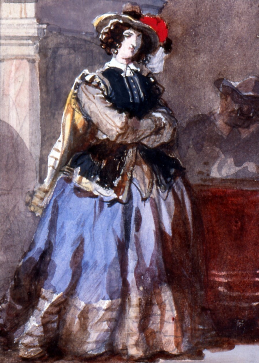 Une femme - Eugene Louis Lami
