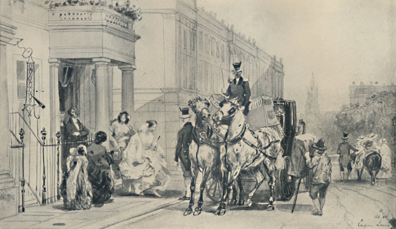 À Eaton Square - Eugene Louis Lami