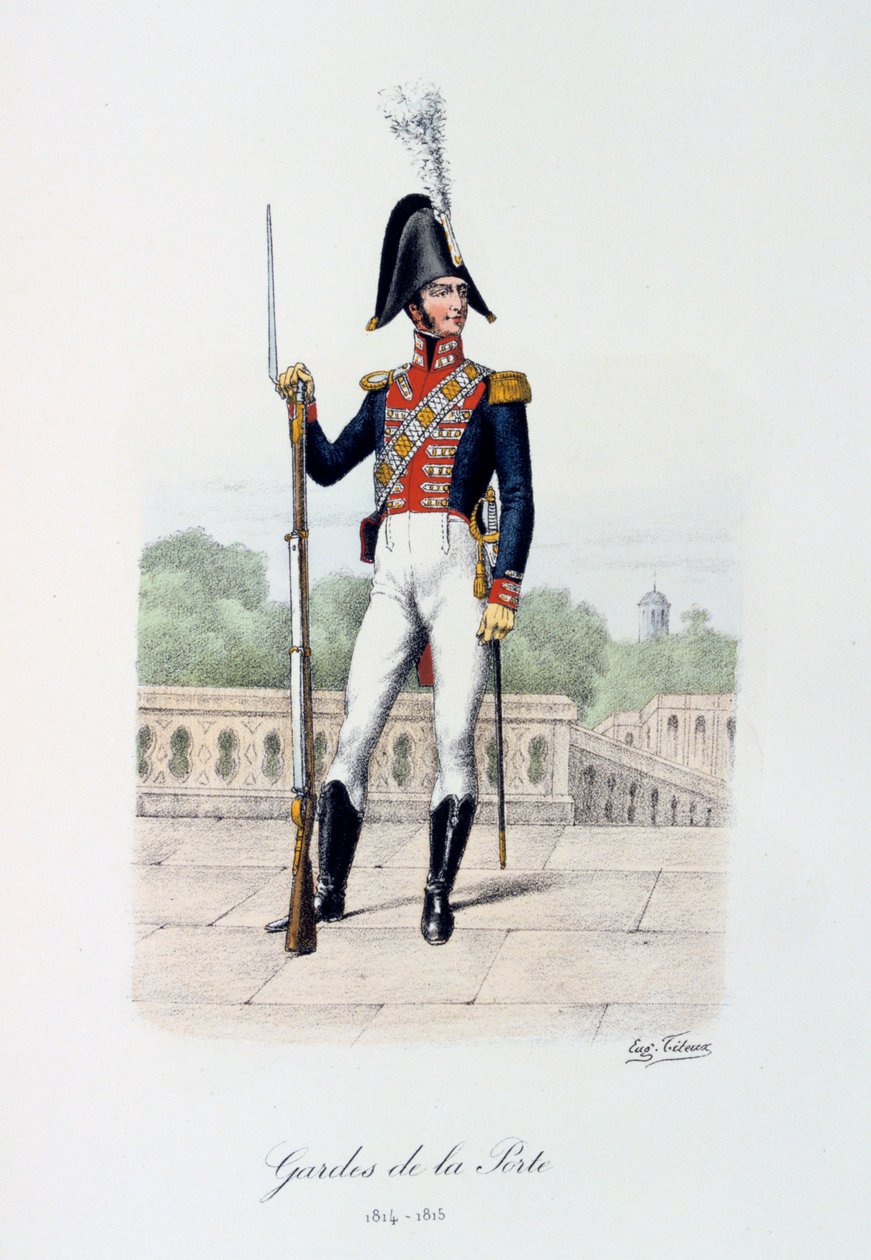 Gardes de la Porte, 1814-15 - Eugene Titeux