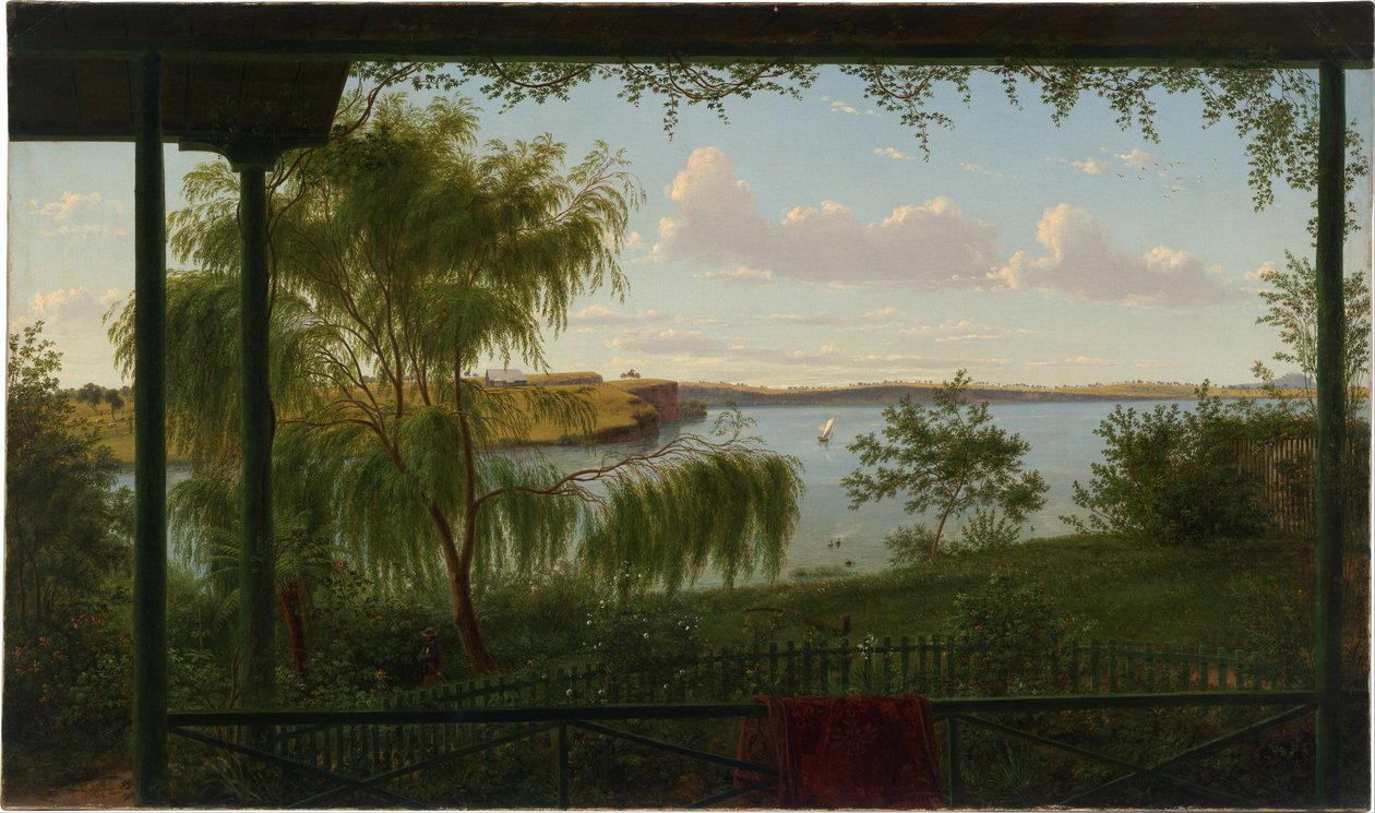Depuis la véranda de Purrumbete - Eugene von Guérard