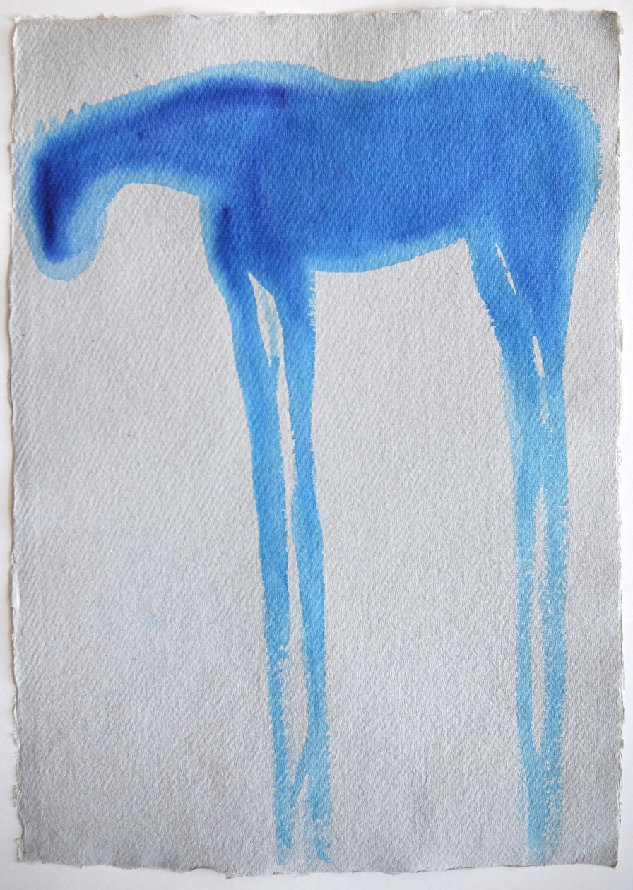 Cheval bleu 1, 2023 - Eugenie Vronskaya