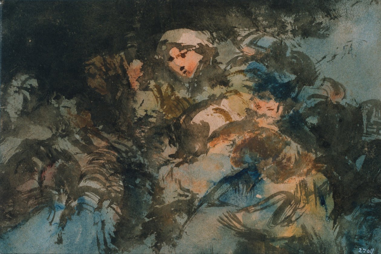 Groupe de sorcières - Eugenio Lucas Velázquez