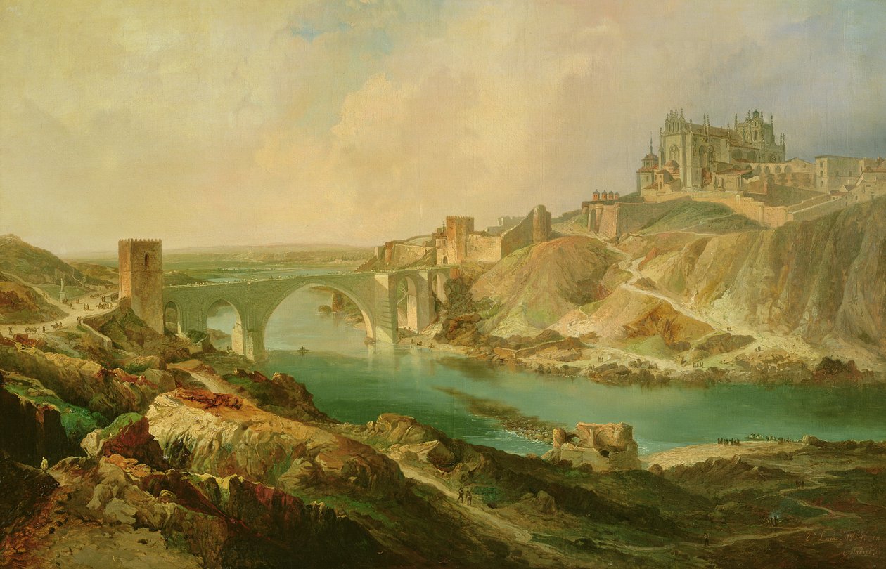 Vue de Tolède, 1854 - Eugenio Lucas y Padilla