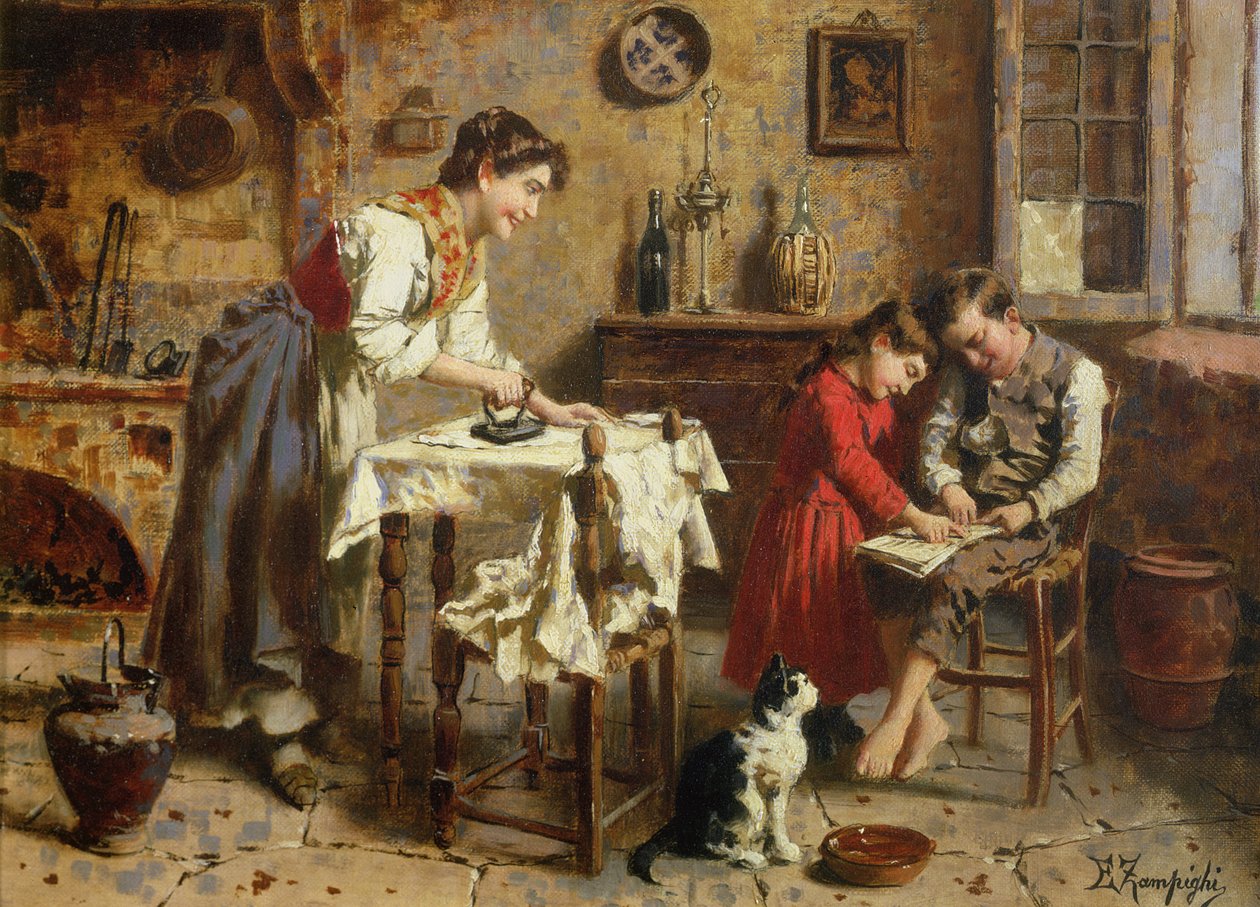 La Leçon - Eugenio Zampighi