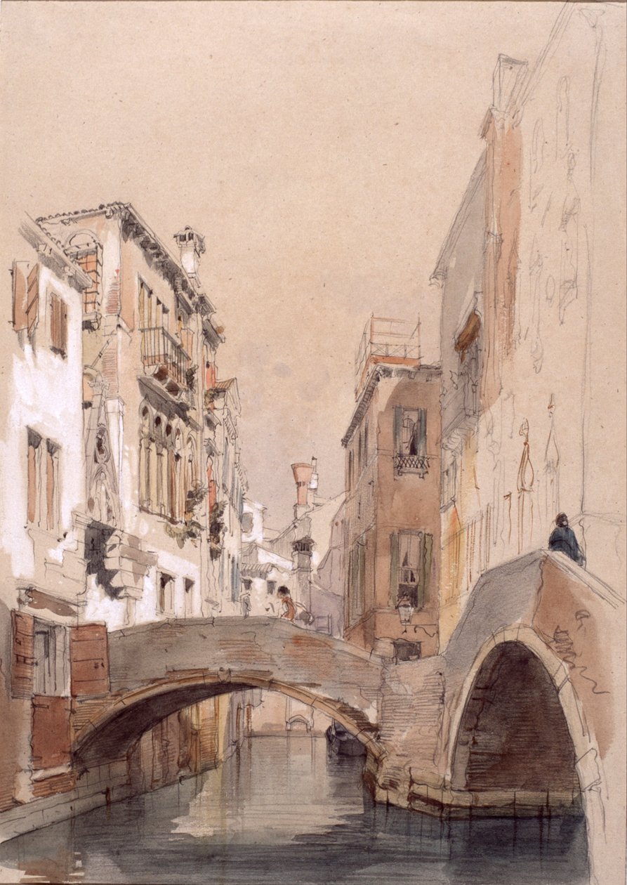 Un canal de Venise - Eugenio Lucas Velázquez