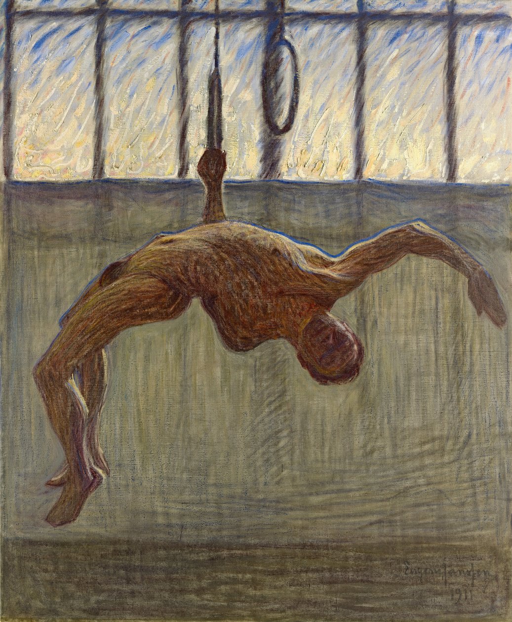 Gymnaste aux anneaux I - Eugène Jansson