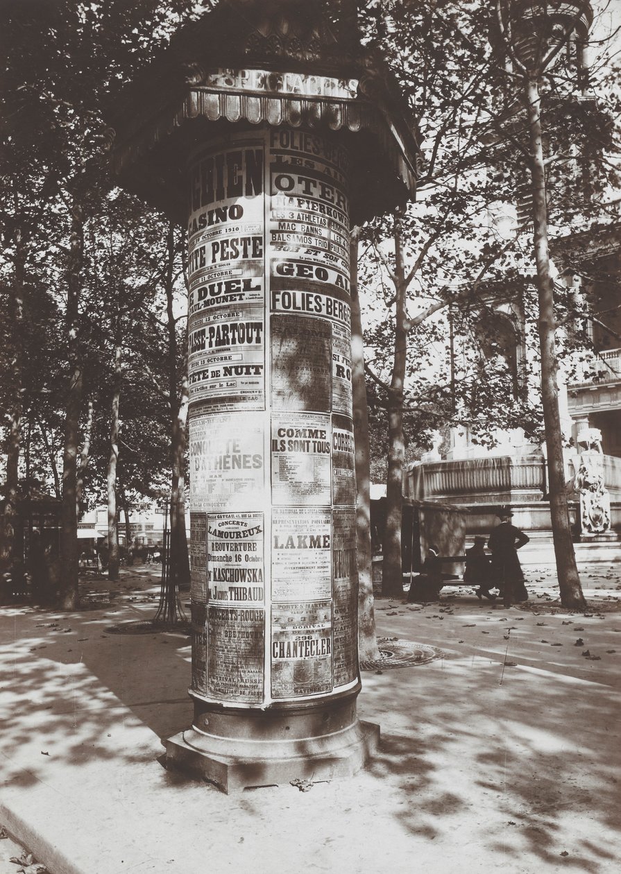 Colonne-St. Sulpice - Eugène Atget