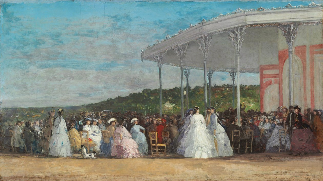 Concert au Casino de Deauville - Eugène Boudin