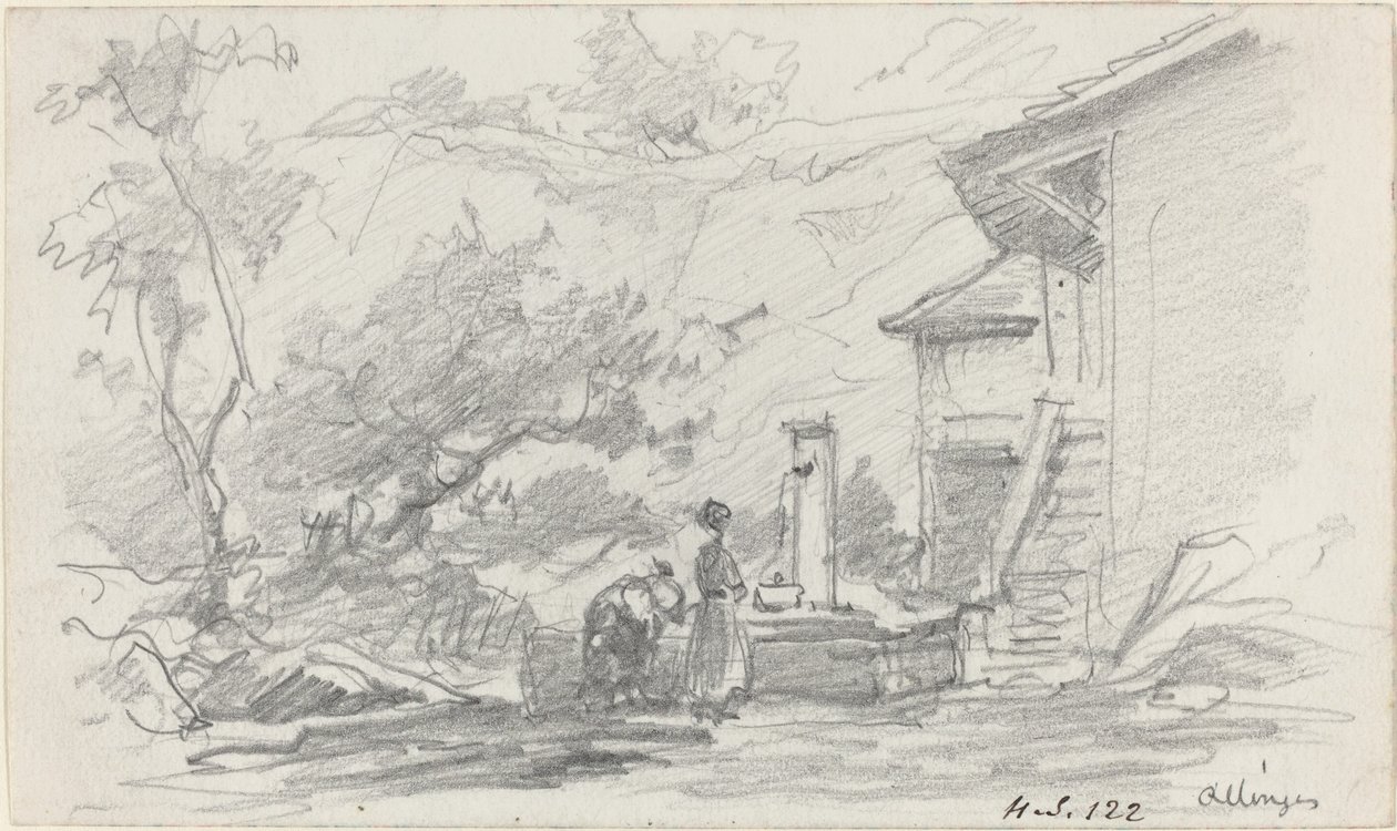 Femmes à un Puits, Allinges - Eugène Boudin