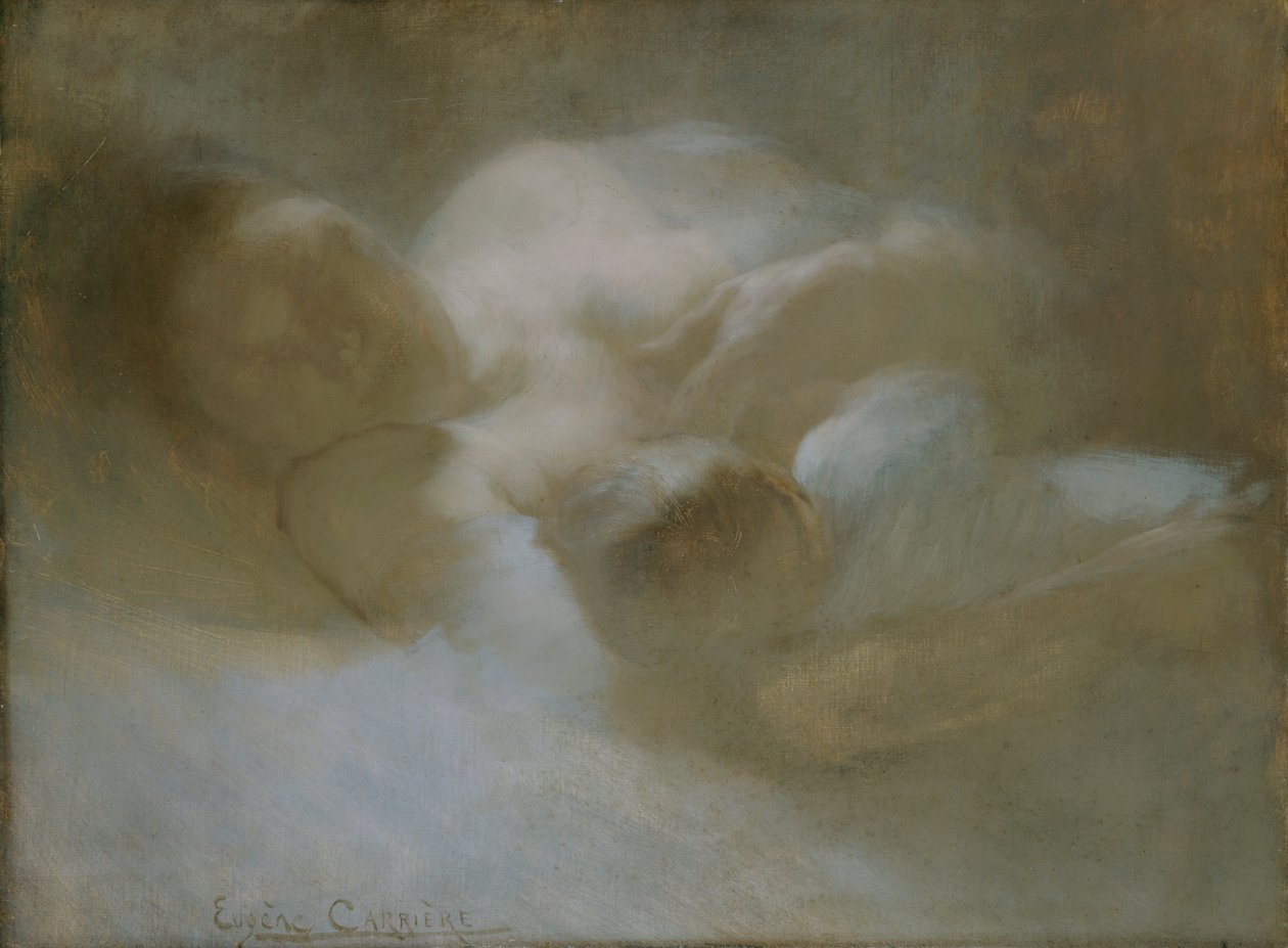Maternité, vers 1880 - Eugène Carrière