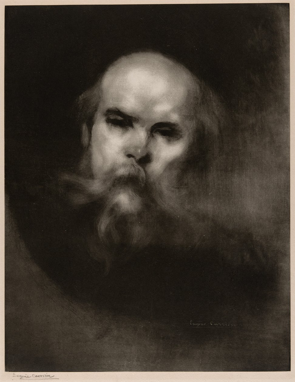 Portrait de Paul Verlaine - Eugène Carrière