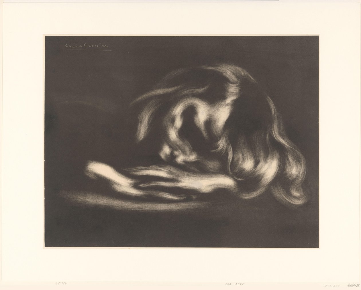 Fille endormie - Eugène Carrière