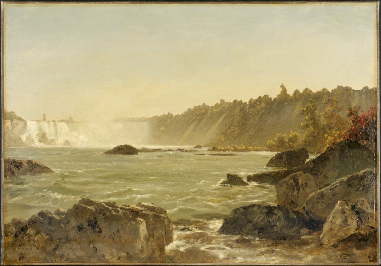 Vue des chutes du Niagara - Eugène Colliau