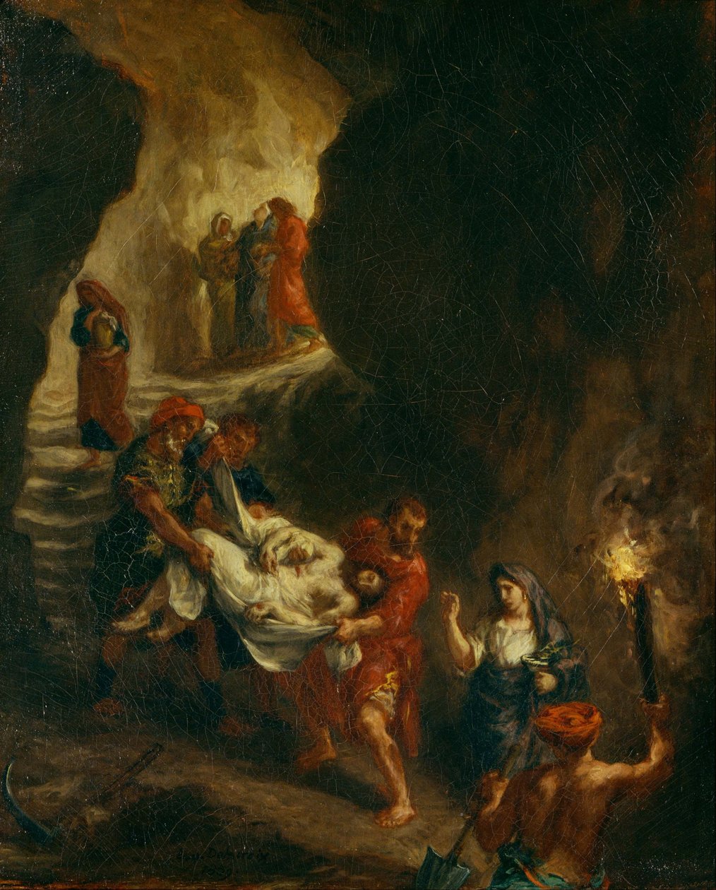 Christ porté au tombeau. - Eugène Delacroix