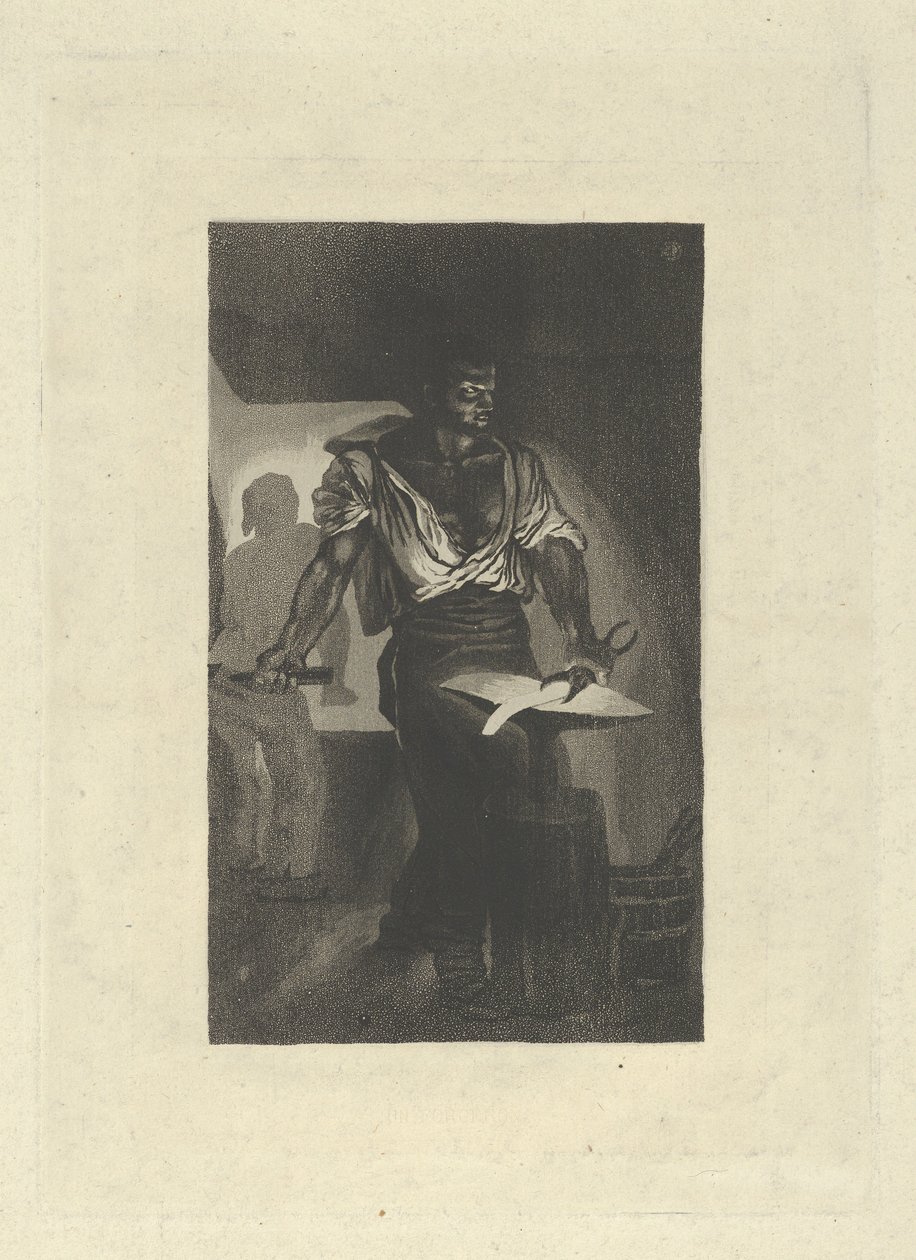 Un forgeron, 1833 - Eugène Delacroix