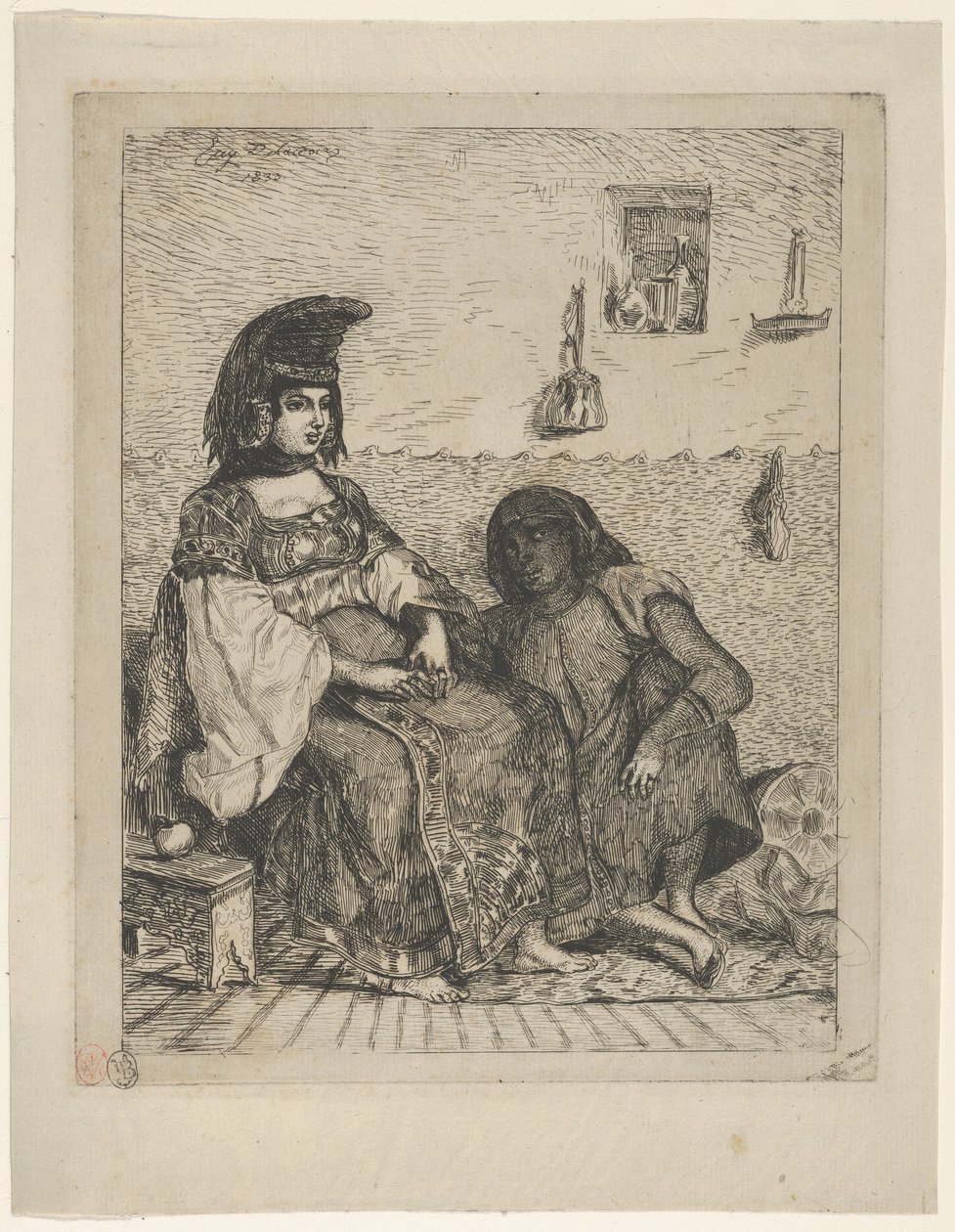 Une mariée juive à Tanger, 1833 - Eugène Delacroix