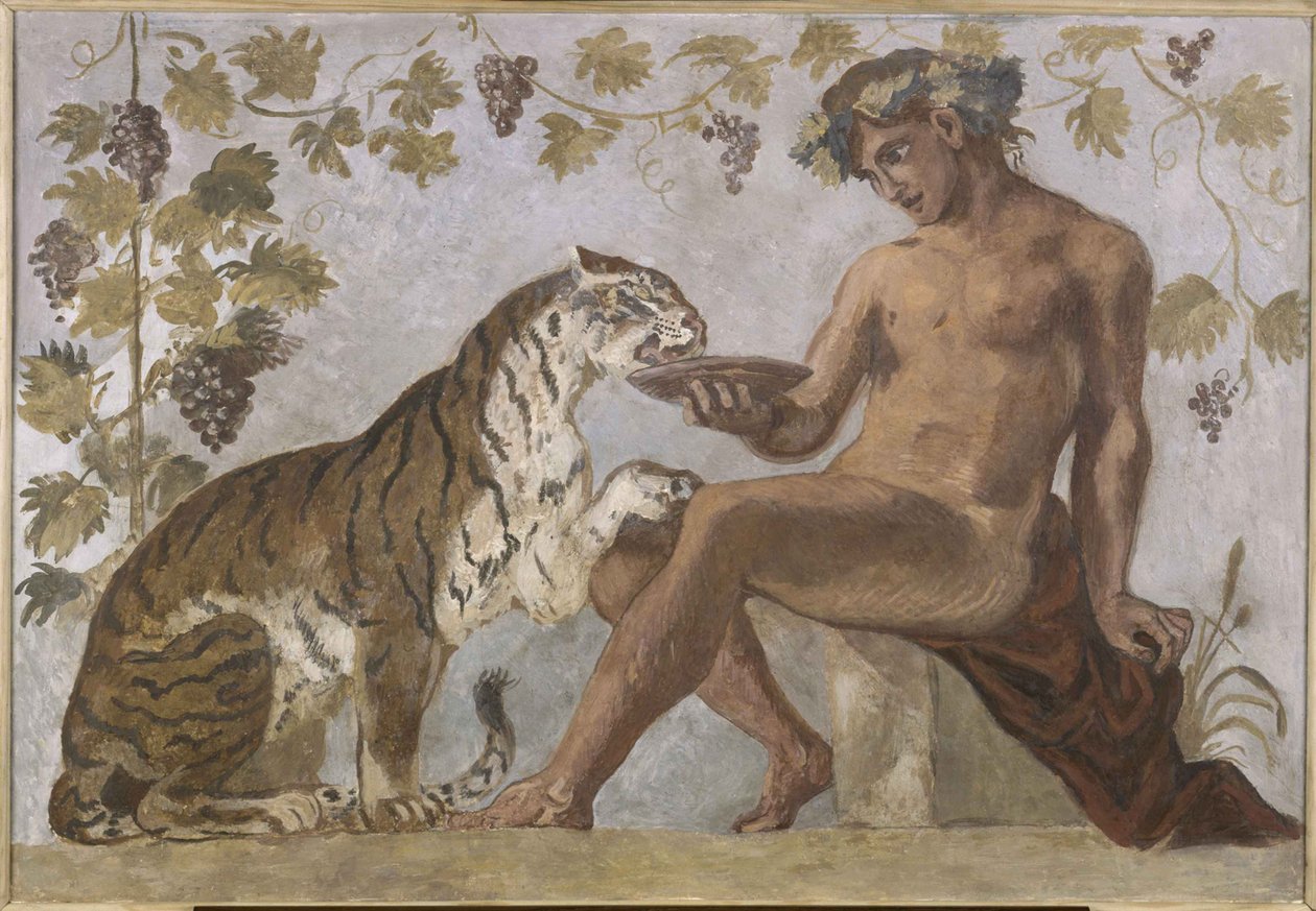 Bacchus avec un tigre - Eugène Delacroix