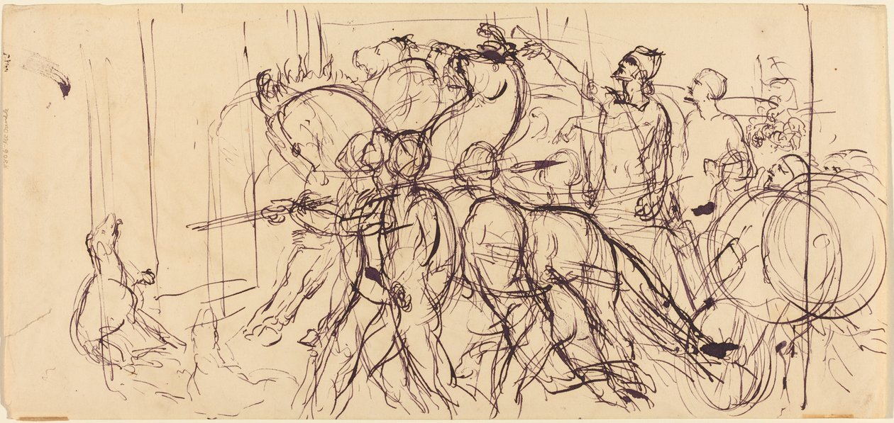 Auriges - Eugène Delacroix