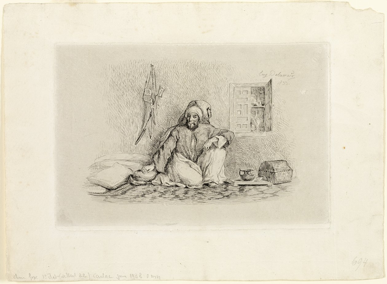 Chef Mohammed-Ben-Abou - Eugène Delacroix