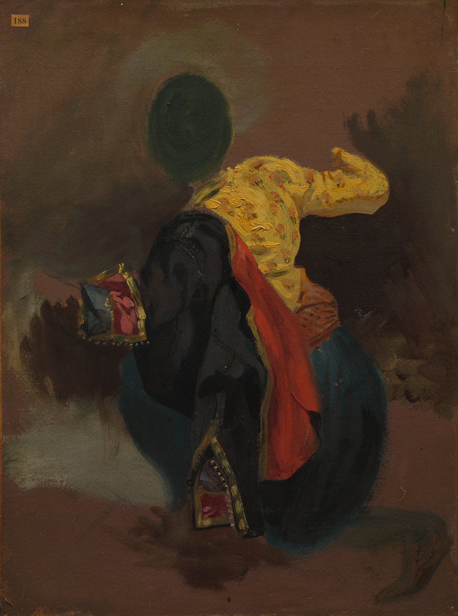 Figure en costume turc, vers 1856-1863 - Eugène Delacroix
