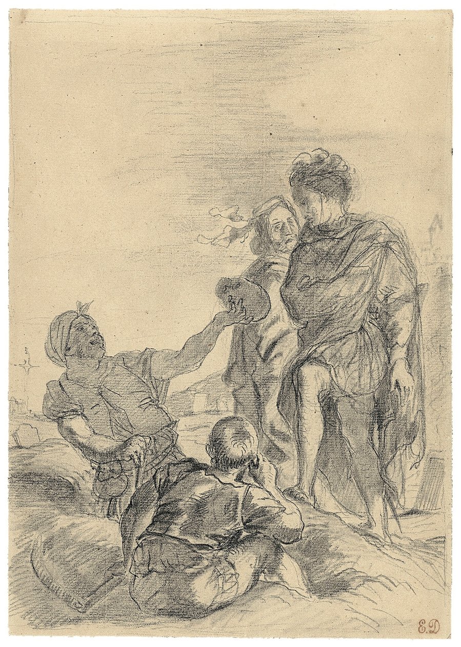Hamlet et les fossoyeurs - Eugène Delacroix