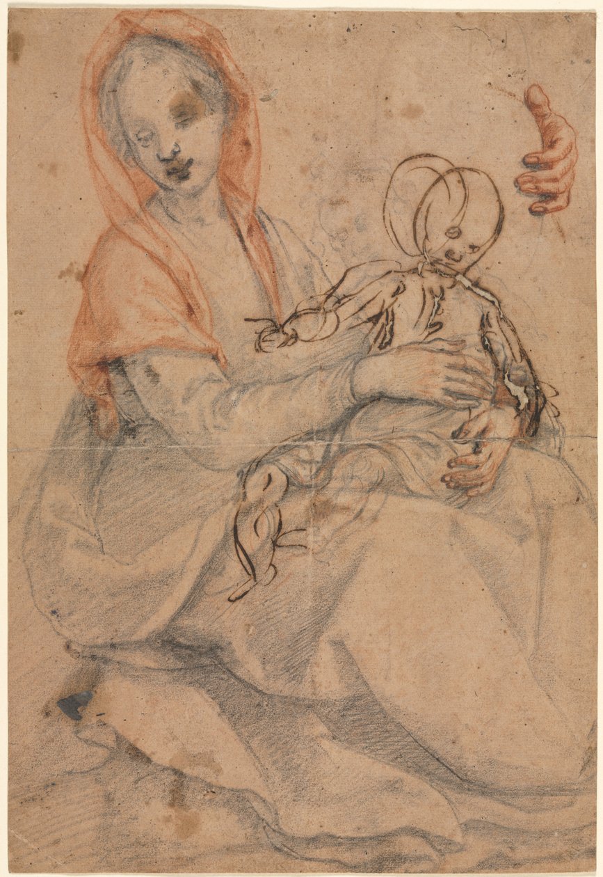 Madone et enfant - Eugène Delacroix