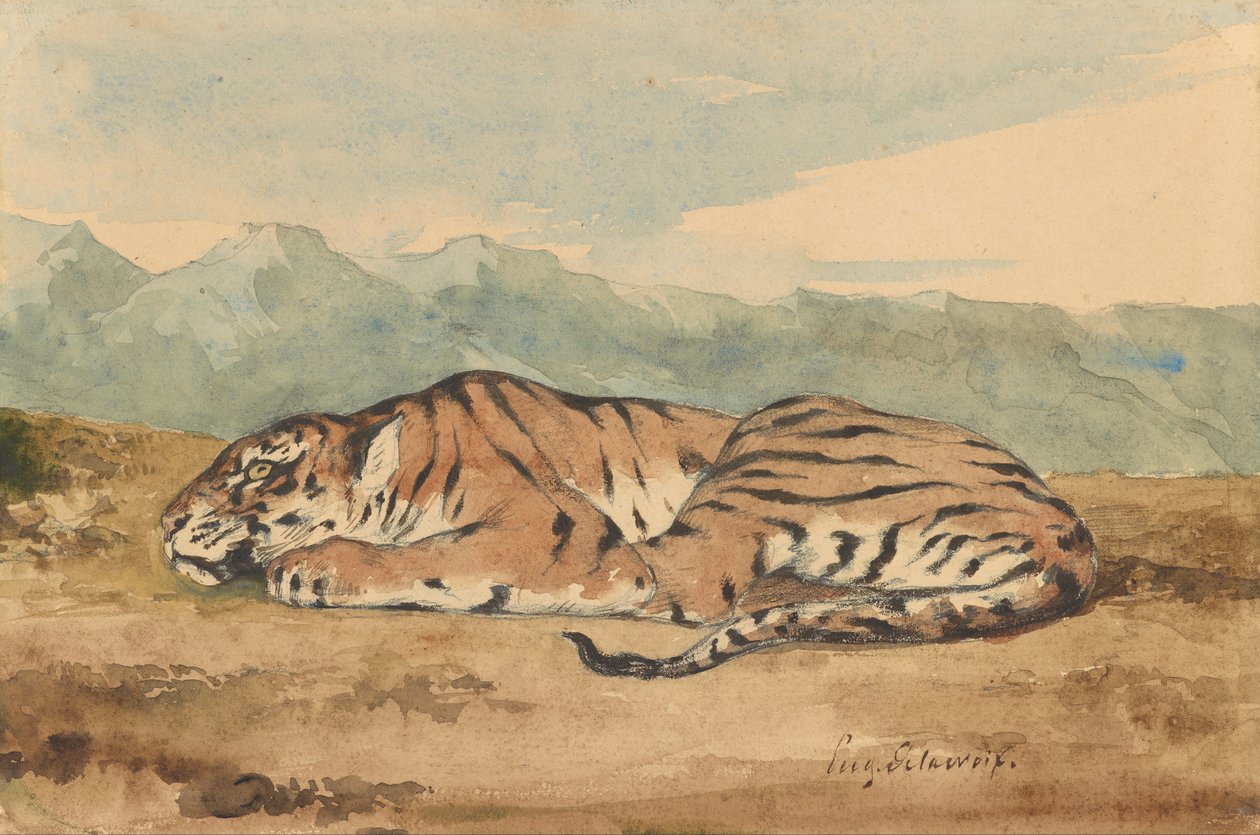 Tigre royal - Eugène Delacroix