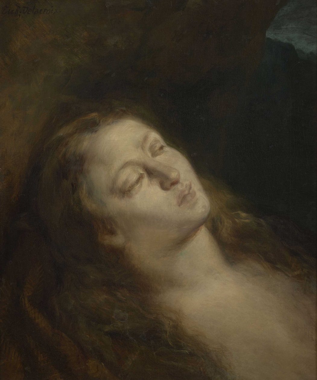Sainte Marie Madeleine dans le désert, 1845 - Eugène Delacroix