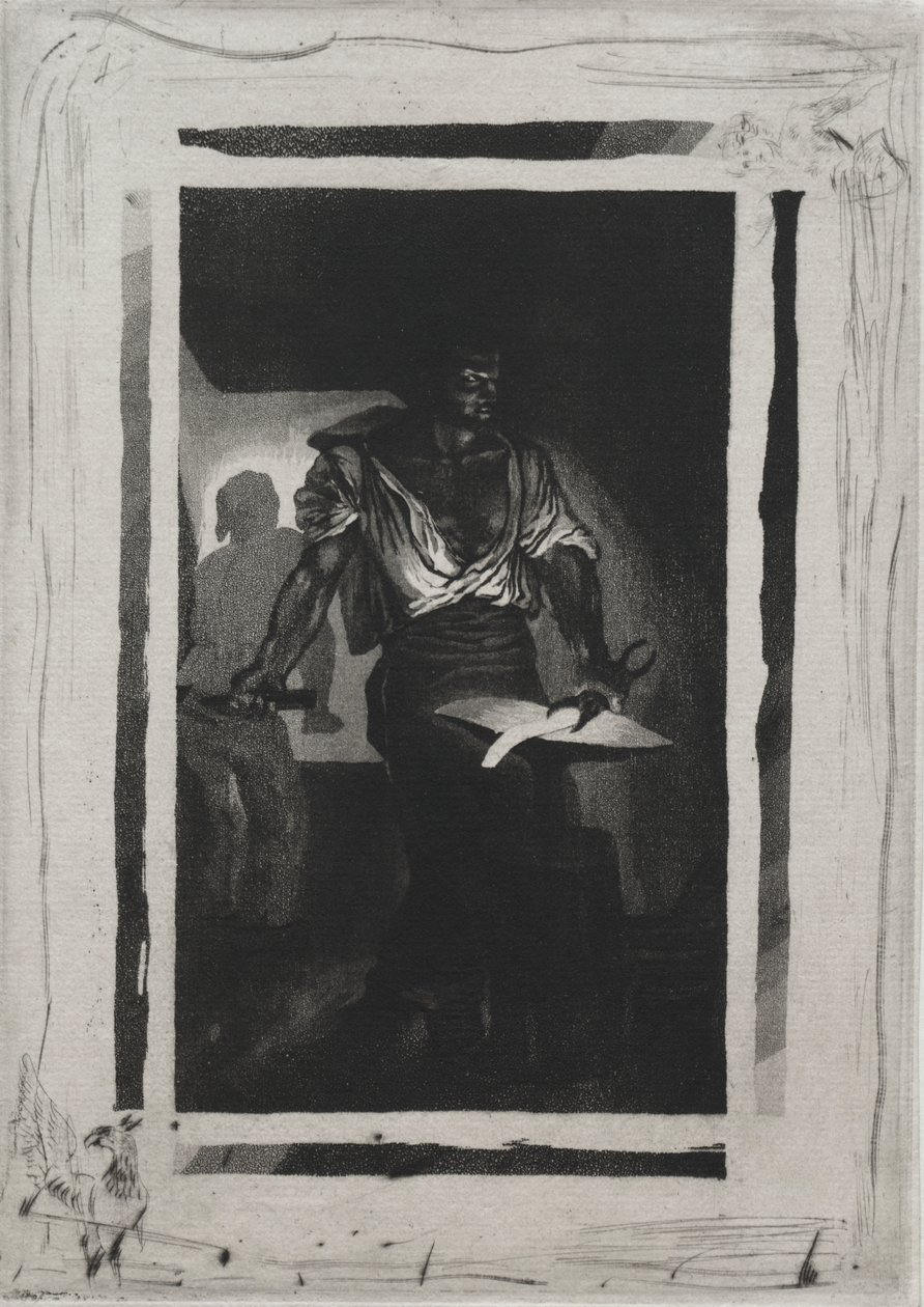 Le Forgeron - Eugène Delacroix