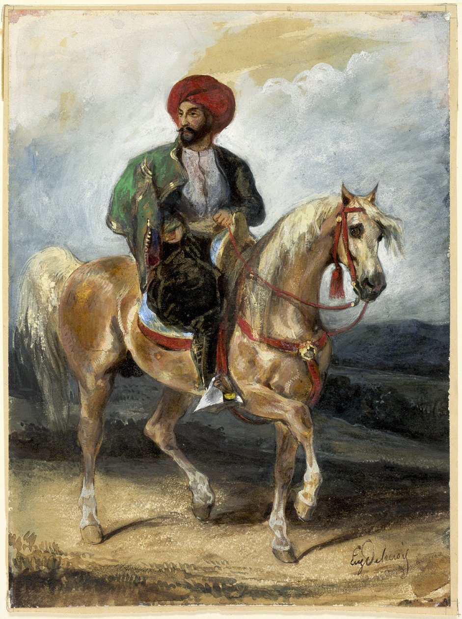Le cavalier turc - Eugène Delacroix