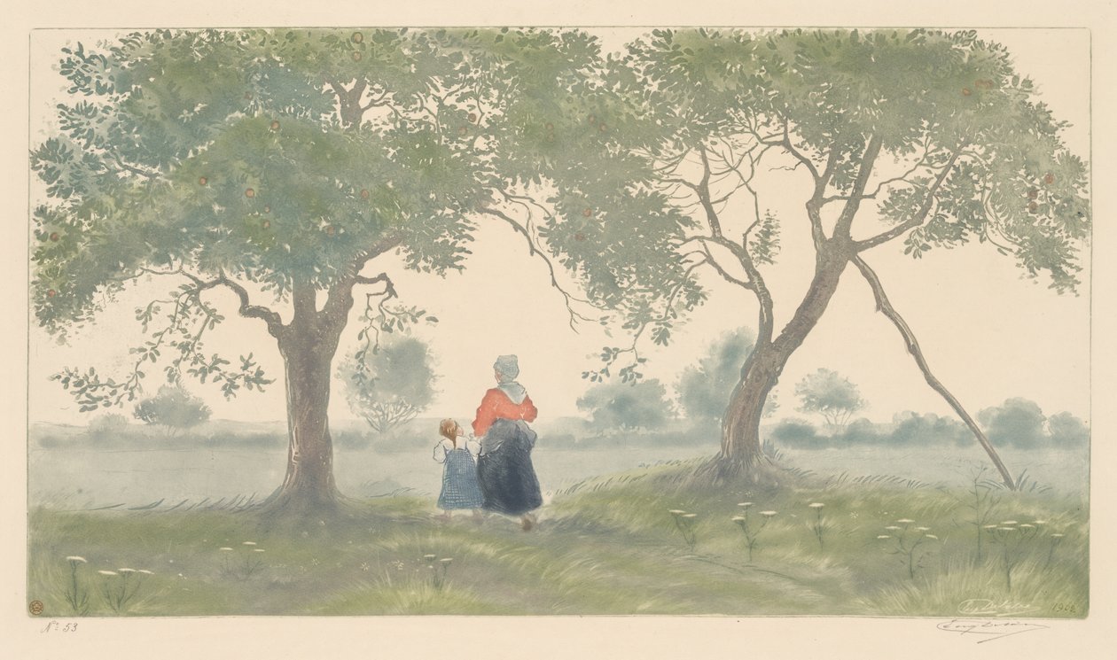 Les Pommiers - Eugène Delâtre