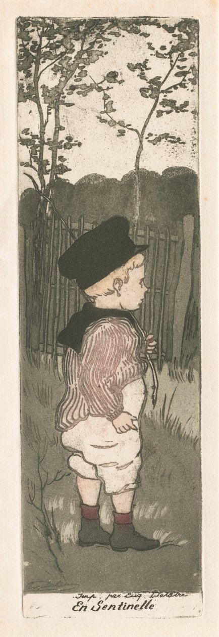 En service de garde - Eugène Delâtre