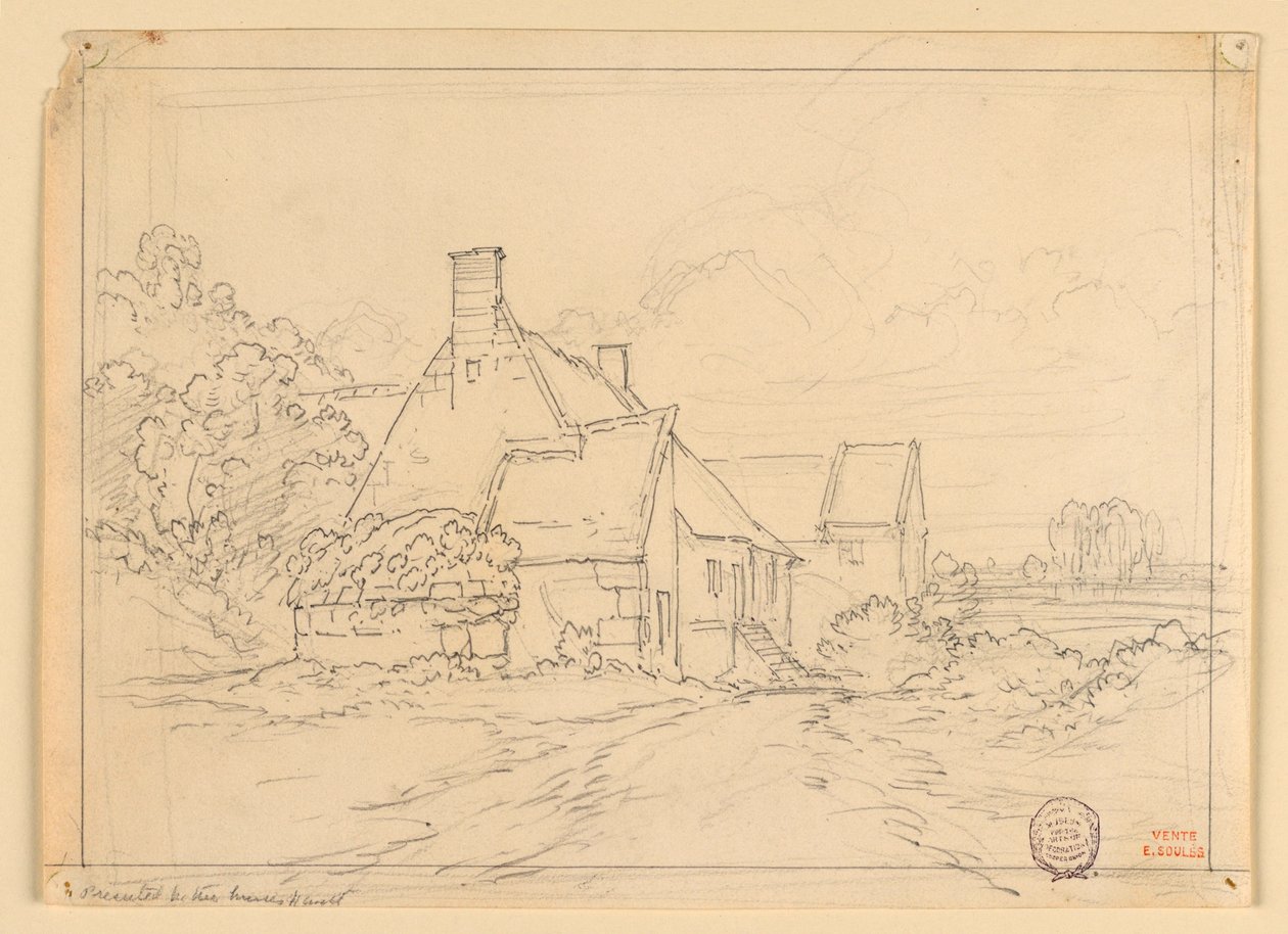 Maisons de paysans au bord d