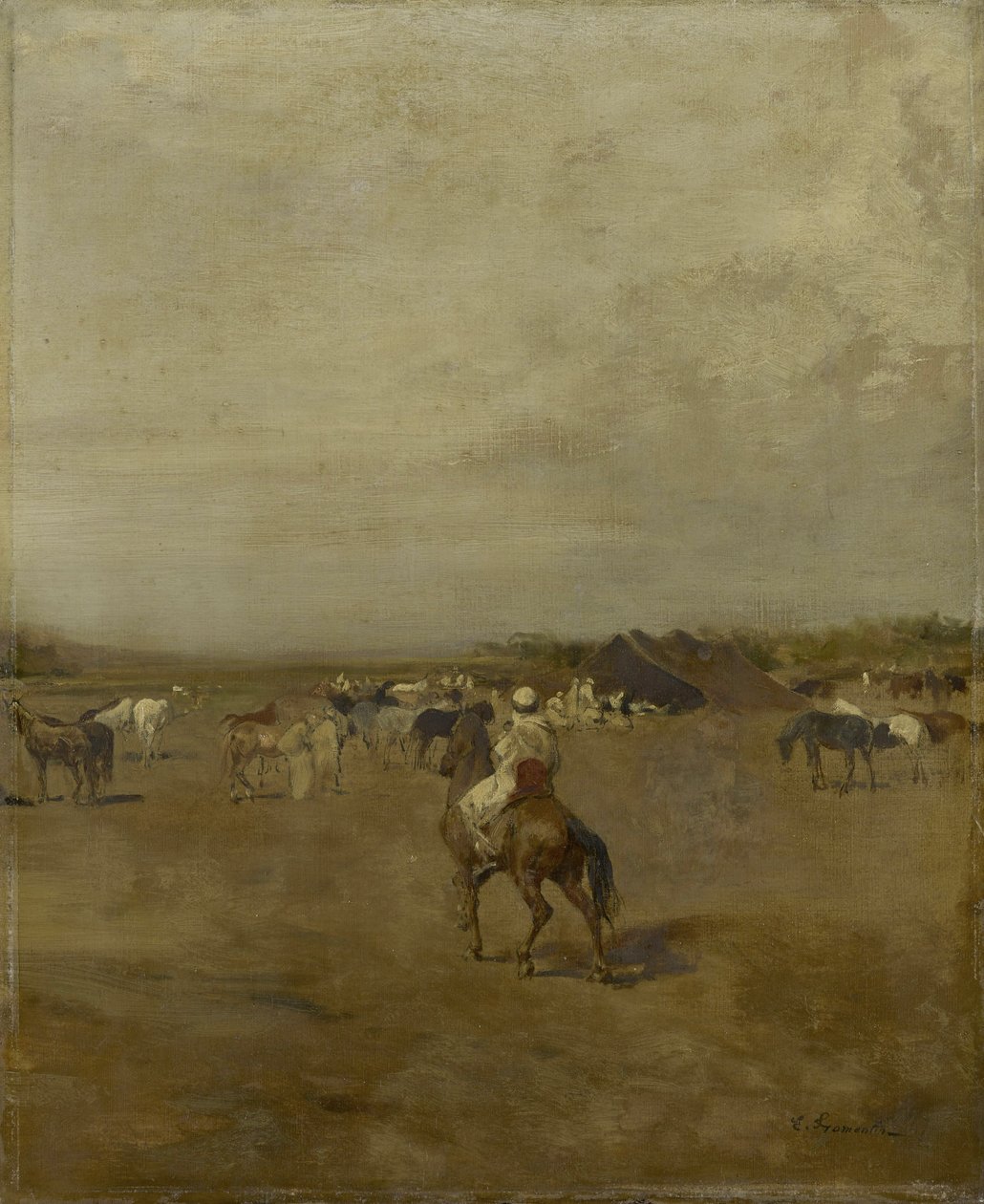 Campement arabe - Eugène Fromentin