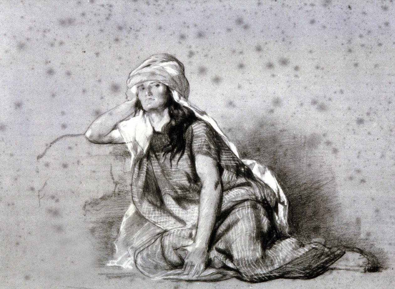 Femme berbère au Sahel - Eugène Fromentin