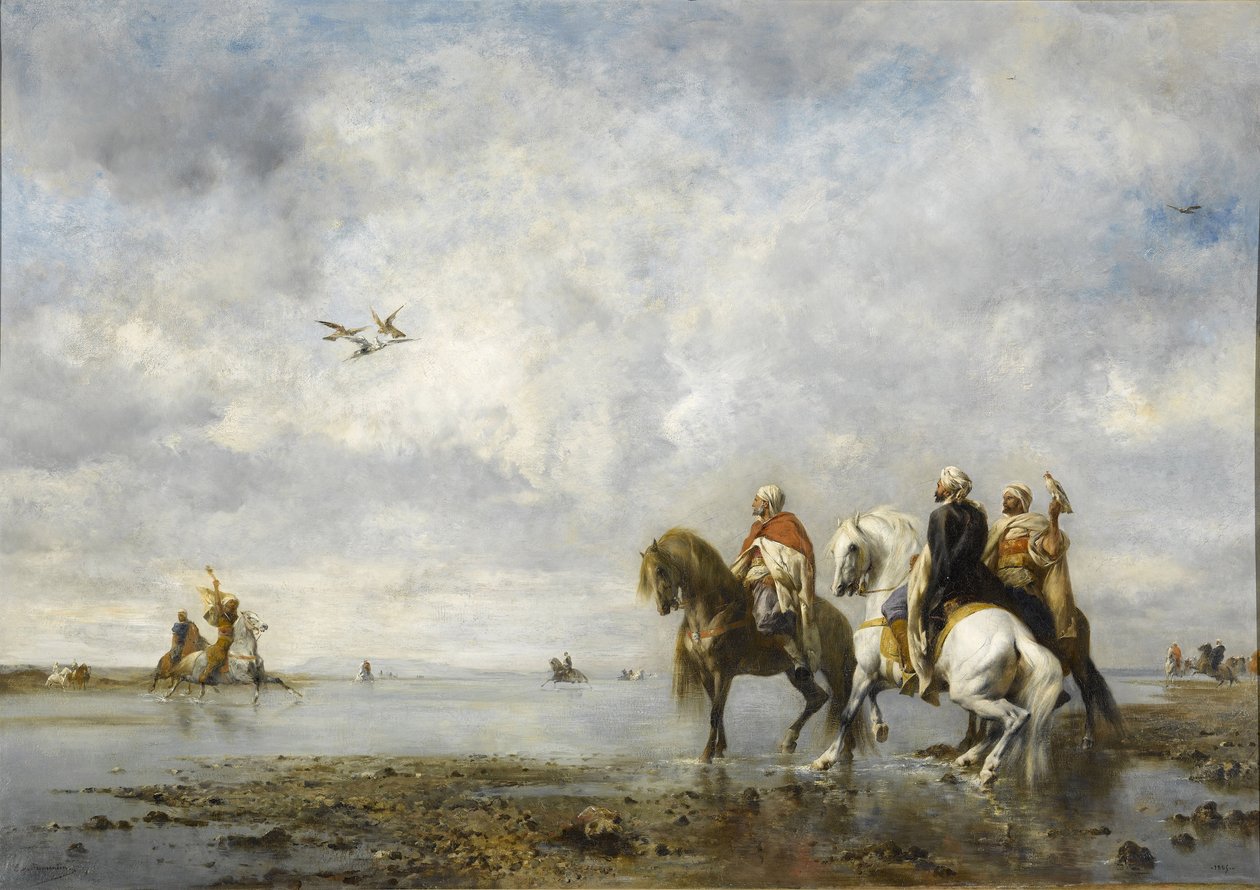 La Chasse au héron - Eugène Fromentin