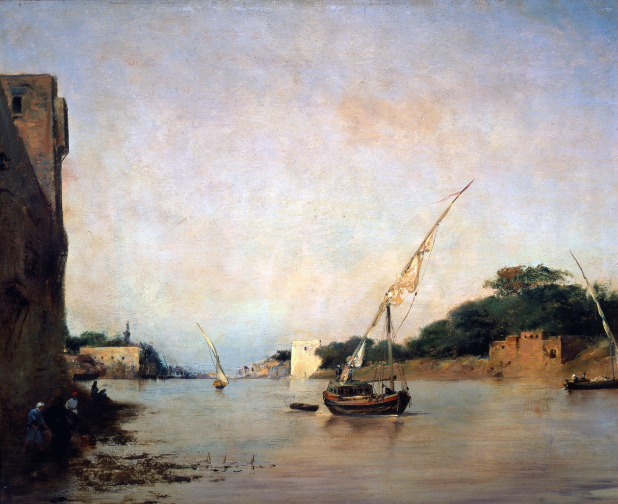 Vue du Nil, 19e siècle - Eugène Fromentin