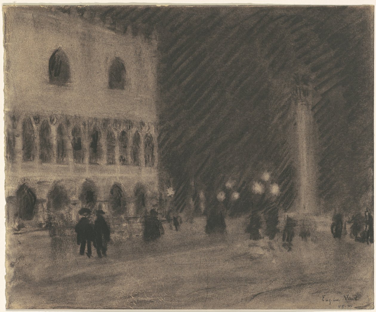 La Piazzetta, Venise - Eugène Vail