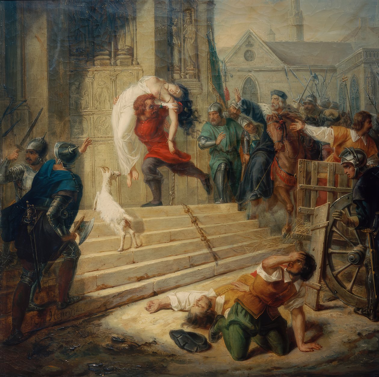 Quasimodo sauve Esmeralda - Eugénie Henry