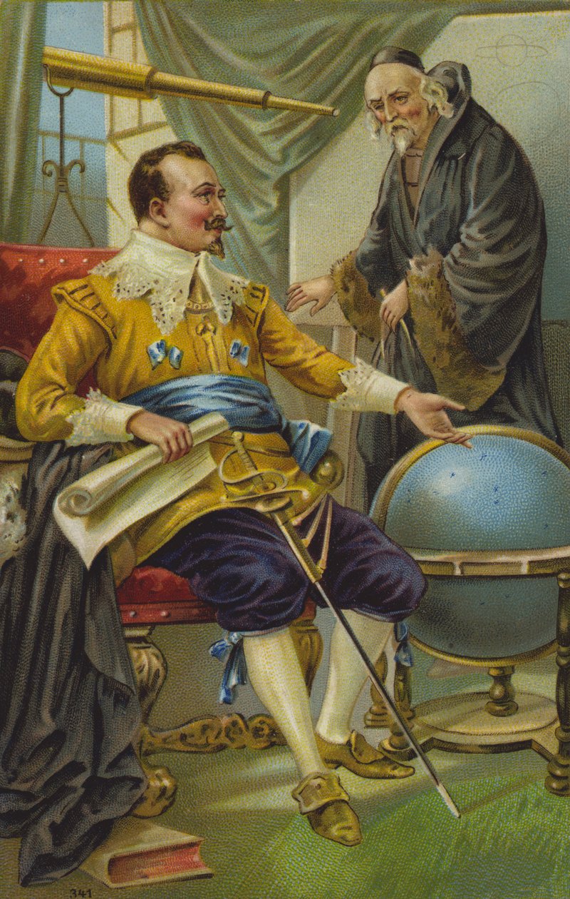 Astronome (chromolitho) - European School