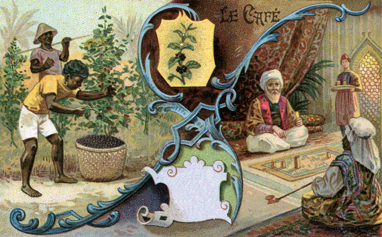 Café, 1899 - European School
