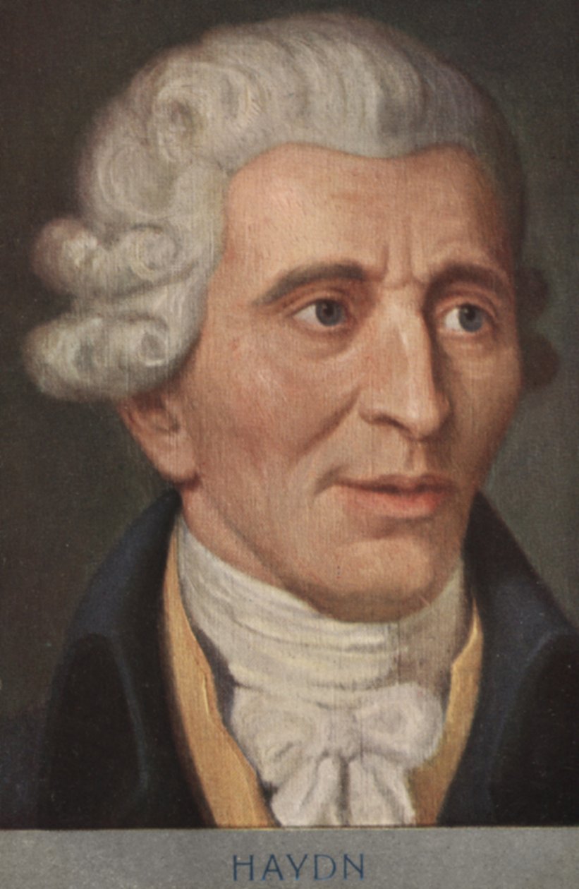 Joseph Haydn (lithographie couleur) - European School
