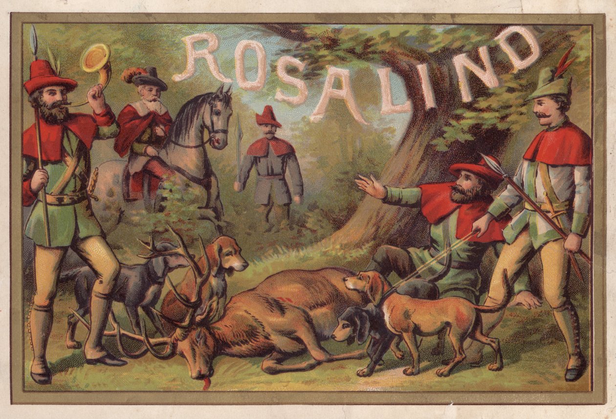 Rosalind (chromolitho) - European School