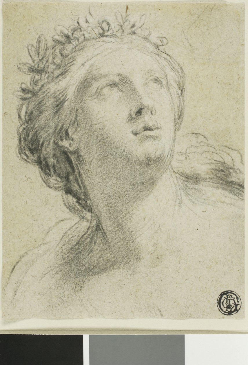 Tête de femme - Eustache Le Sueur